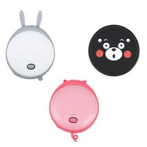 SOGA 핸드워머 충전식 USB 손난로 휴대용 보조배터리, 쿠마몬