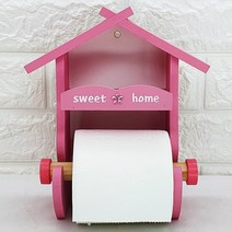 Naricollection키친타올꽂이 두루마리휴지꽂이 휴지걸이 모음, 핑크하우스휴지걸이