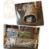 카페 자취방 인테리어 고양이 바스락 터널 코숏 선물, 1개