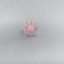 커스텀 키캡 실리콘 반투명 고양이 발 애니메이션 카와이 귀여운 키캡 크로스 축 기계식 키보드 크리에이티, 한개옵션2, 01 NO.1, 한개옵션1