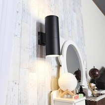 실내용 벽등 원통 상하 2등 블랙바디 아기방벽등 어린이벽등 아이방벽조명 벽led조명 예쁜벽조명 벽부착등