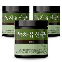 초담식품 녹차유산균 분말, 3개, 150g