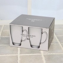 퓨어 퓨전 머그 4p 머그컵 물컵유리컵