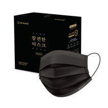 엠피가드 국산원자재 블랙마스크 대형/100매, 50매