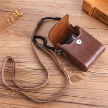 골프 부쉬넬 거리측정기 가죽 케이스 브라운
