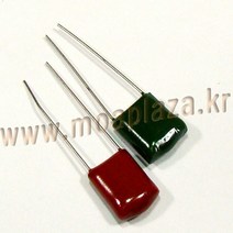 마일러콘덴서0.1uF 마일러커패시터 마일러콘덴서104j 100nf 100vDC Polyester Film Capacitors 0.1uf, 100개