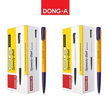 동아 스피디볼 볼펜 1타(24개입) X 2개, 1.0-블루(24개입)x2개