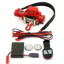 차량용 와이어 윈치 미니 호이스트 RC 크롤러 자동차 금속 1/10 축 SCX10 90046 D90 TRX4 Redcat 용 컨트롤, 02 1 SET