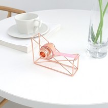 5myshop_럭셔리 로즈골드 테이프 디스펜서 인테리어소품 컷팅기 메탈소재 문구용품 사무 유니크자인 철제 팬시_5myshop, 무옵션상품임!!