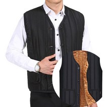 따뜻한 기모 방한조끼