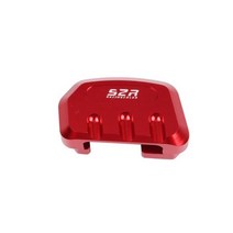 포르자300 용품 혼다 용 킥 스탠드 사이드 확장 패드 보조 브래킷 125 250 300 350 Forza125 Forza250 Forza300 액세서리, 빨간