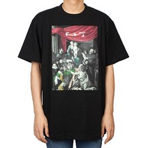 OFFWHITE 20FW 오프화이트 카라바지오 애로우 티셔츠 오버핏 (블랙) OMAA038E20JER005 1010
