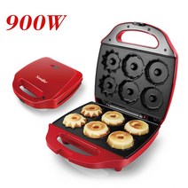 델리만쥬기계 Sonifer-전기 도넛 메이커 900W 케이크 호두 요리 주방 가전 아침 와플 기계 붙지 않는 철 팬 호두과자 와플, 01 Doughnut Makers_02 UK