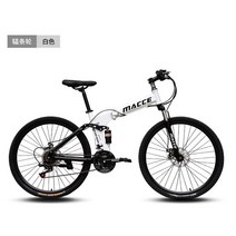 풀샥 MTB 자전거 하드테일 다운힐 26인치 팻바이크 카본 바퀴두꺼운 광폭 21단, 24단 화이트, 24인치