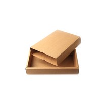 서랍형 납작한 박스 삼색 선물상자 32x20x5cm 10개묶음, 크라프트