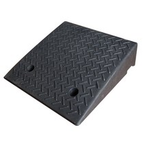 자동차 오토바이 턱 넘어가는 경사로 보도블럭 계단, 고무 및 플라스틱 100x25x9cm