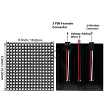 유연한 픽셀 디지털 LED 모듈 패널 DIY 디스플레이 보드 WS2812B 8x8 16x16 DC5V, 01 8x8 led panel_01 WS2812B