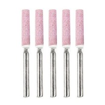 연마공구 절삭공구 다이아몬드 코팅 원통형 버 4/4.8/5.5mm 전기 톱 숫돌 스톤 파일 체인 연마 기계 도구, 01 A-4mm