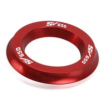 바이크 오토바이 악세사리 점화 스위치 커버 링 키 CNC 알루미늄 스즈키 SV650 SV 650 S 1999- 2000 2001 2002 2003 2004, [07] SV650 logo
