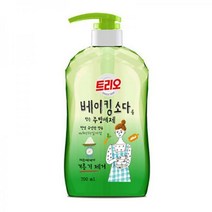 [애경] 트리오 베이킹소다담은 주방세제 용기 700ml, 1개