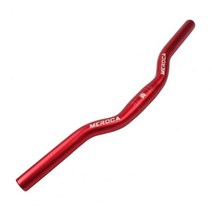자전거스템 Strong Riser Bar Anodizing Surface Easy to tall Handlebar High Hardness Bike, [01]  Red