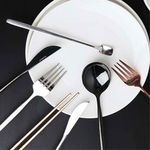 테이블링 모던연출 커트러리 블랙시리즈 빈티지 나들이 집들이선물 글램핑, 나이프