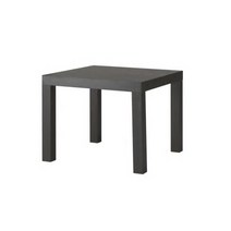 이케아 LACK 라크 보조테이블 사이드테이블 블랙브라운, 단품