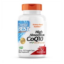 닥터스 베스트 CoQ10 코큐텐 코엔자임 100mg 360정 베지캡슐 정 품 제 품