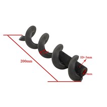펠렛난로 펠렛 스토브 오거 피더 200 500 바이오매스 목재 변환 키트, 03 length 600