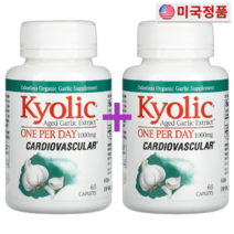 쿄릭 숙성 마늘추출물 하루한알 카디오베스큘라 1000mg 60정 X 2개