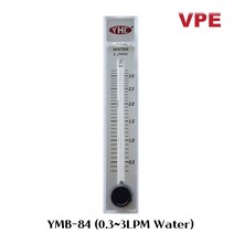 YHC YMB-84 국산 워터 물용 면적식 판넬유량계 (0.3~3 LPM)