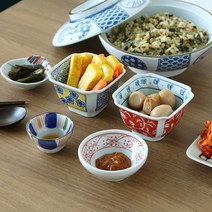예쁜 일본 감성 가정식 아기자기한 스타일 신혼 혼밥 찬기 종지 접시 그릇 모음 25종, 꽃종지, 세츠나