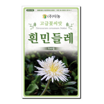 다농 흰민들레 씨앗 100립, 1개