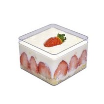 정사각 티라미수용기 PS004 1봉(12개), 단품