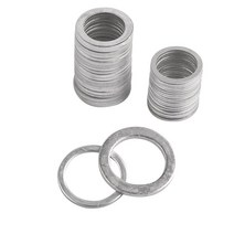 고무와셔 오링 실리콘 구리 스텐 20pcs m6-m26 알루미늄 와셔 가스켓 플랫 금속 와셔 가스켓 플러그 오일 씰링 링 가스켓 패스너 10x14x1mm