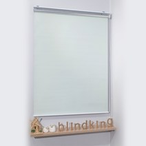 도담블라인드 크리스탈 암막 방염롤스크린 그린 가로 75 cm