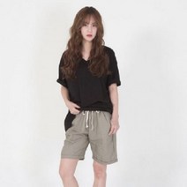 ♤N.Smart♤_린넨혼방 허리밴딩 아비가일 5부 마반바지 밴딩반바지 캐주얼반바지 마반바지 짧은바지 여성반바지_1qwerzdt9