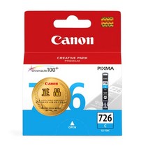 캐논 정품잉크 CLI-726C Pixma iP4870 iP4970 iX6560 MG5170 MG5270 MG5370 MG6170 MG6270 MG8170 MG8270, 단일 수량, 파랑