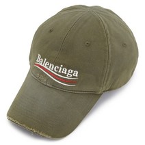 발렌시아가 [발렌시아가] 폴리티컬 캠페인 디스트로이드 673320 410B2 0297 공용 볼캡 모자