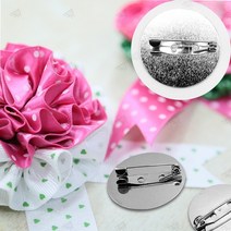 DIY 브로치 홀더 코사지 만들기 재료 벳지 핀버튼