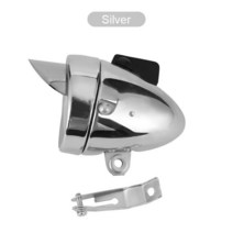 자전거 전동 마찰 12V 6W 발전기 헤드 라이트 테일 램프 슈트 Luces Bicicleta, 01 Silver