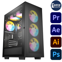 4K 영상편집 컴퓨터 유튜브 동영상 에펙 프리미어 프로 PC, FREEDOS, HDD 2TB추가, 영상편집용05