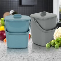 가정용 수거통 음식물쓰레기통2L 씽크대 음식물수거함 _ 39329EA, 상품선택, 올민트
