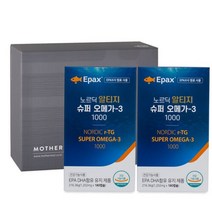 마더네스트 EPAX 노르딕 알티지 슈퍼 오메가3 180캡슐 2입 선물세트