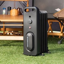 [50주년 에디션] 흥신 캠핑용 라디에이터 오르씨 / 500W 캠핑난로 캠핑난방, 올블랙(가방제외)