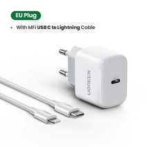 Ugreen-아이폰용 USB C 고속충전기 PD 20W 아이폰 14 프로 맥스용 화웨이용 c타입 4.0, 04 EU 20W Mini add C-L