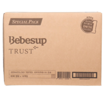 베베숲 트러스트 플러스 (캡형) 80매 X 16입 1BOX 유아물티슈 피부 저작극 테스트완료