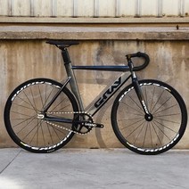 픽시 자전거 브레이크 트렉 완전조립 언노운 픽시 그레이 트랙 자전거 Fixie 알루미늄 합금 프레임 OTA 48, 01 Gray_01 48cm(155cm-170cm)