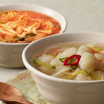 강원도 감자로 만든 옹심이 장칼국수 (개별포장 / 소스동봉), 감자옹심이4팩+장칼국수4팩(8인분)