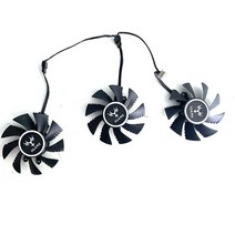 컴퓨터 3PCS 75MM 4PIN 냉각 팬 iGame GTX 1060 6GB GPU GeForce 1070Ti 1080 1050 비디오 카드, [01] 1Lot